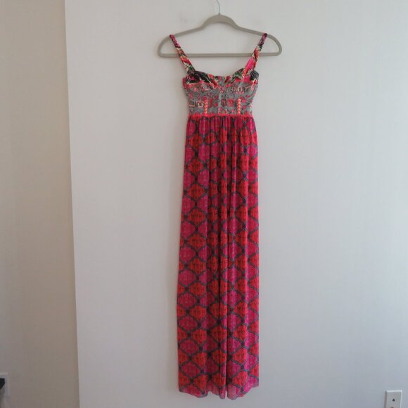 MAAJI Sublime Blimey Cover Up Bright Mesh Skirt Maxi Dress - Size S - Picture 3 of 15